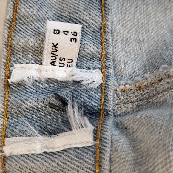 Princess Polly Rosalie Split Ankle Straight Leg Jeans - Picture 13 of 13